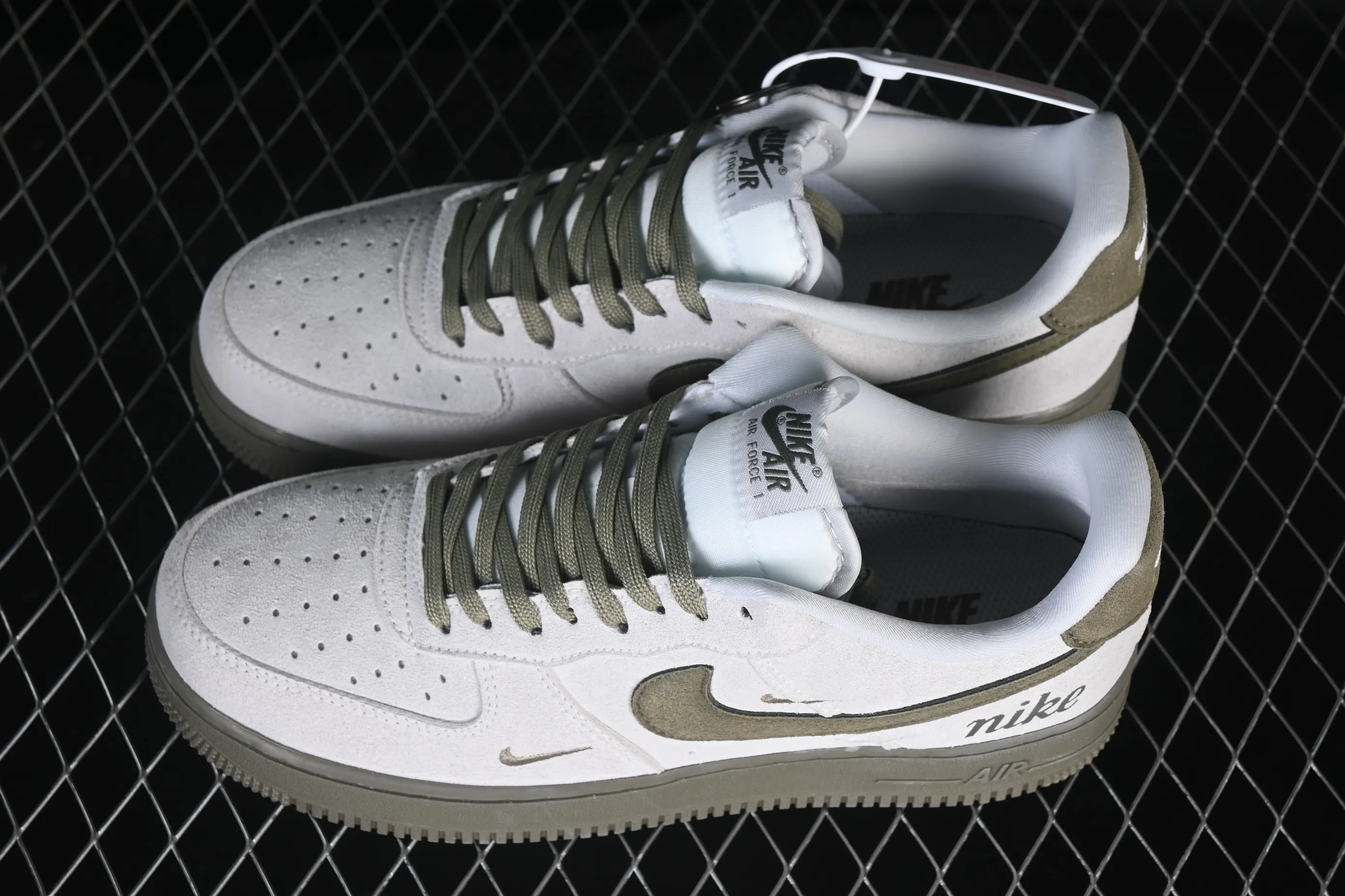 All Categories Nk Air Force 1 Air Force Series Nk Air Force 1 Low Air Force Low Nike Air Force 1'07 Low Olive Green Beige Air Force One Low Casual Shoes DF0188-122